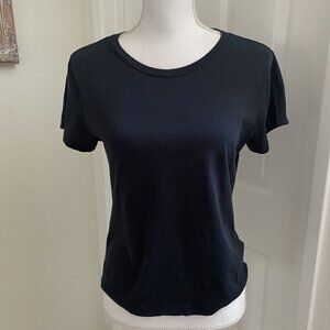 PS Basics PacSun Black T-Shirt Short Sleeve Size Medium Layering Fitted Tee B23